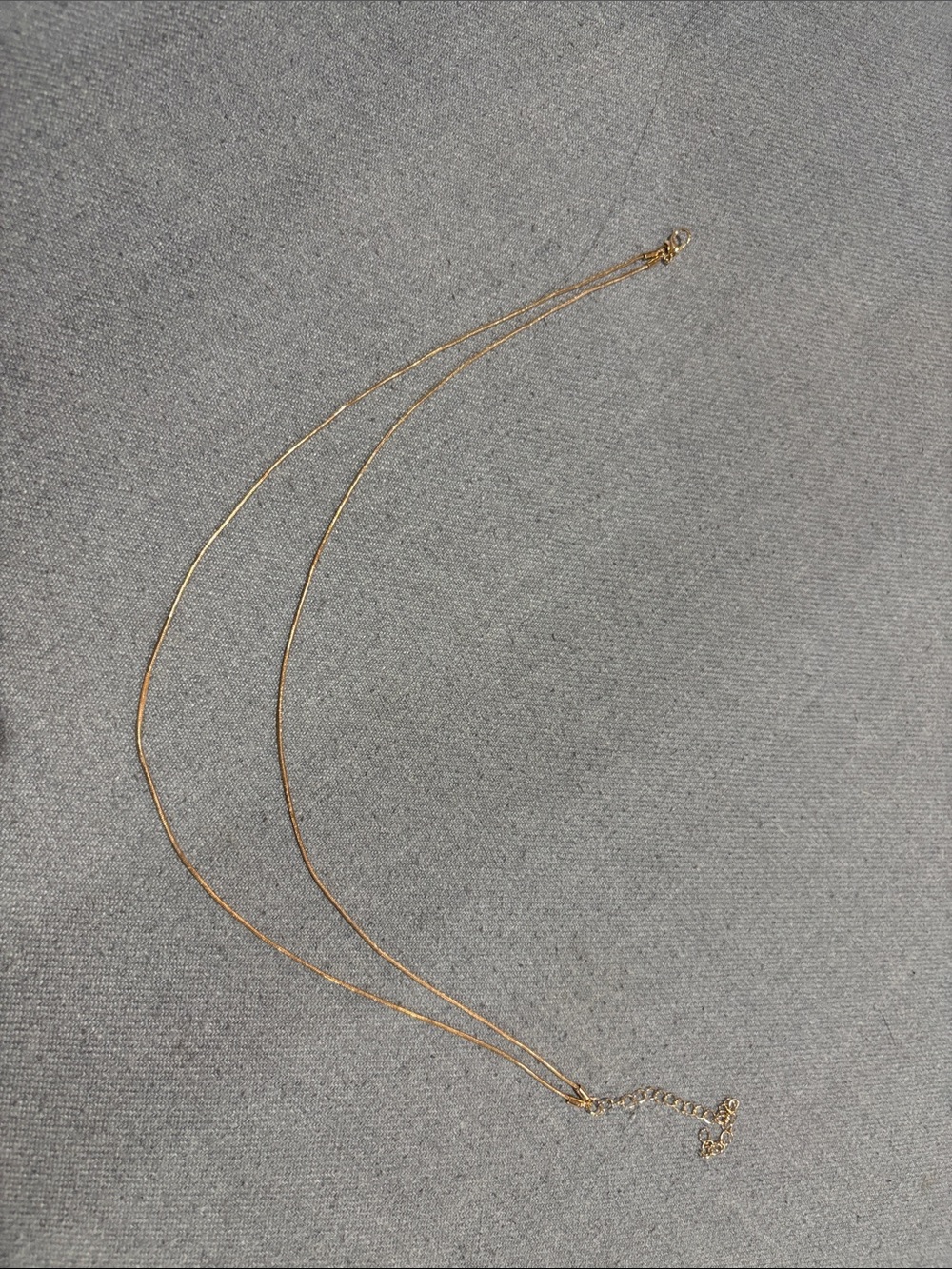 Delicate Double-Layer Gold Chain Necklace